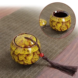 70ML Colorful Ceramic Mini Urn: Elegant