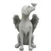 Angel Dog - Statue - Pet - Stone