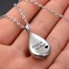 Elegant Teardrop Urn Pendant Necklace: Keepsake - Jewelry