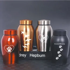 Multi-Color Stainless Steel Keepsake Urn