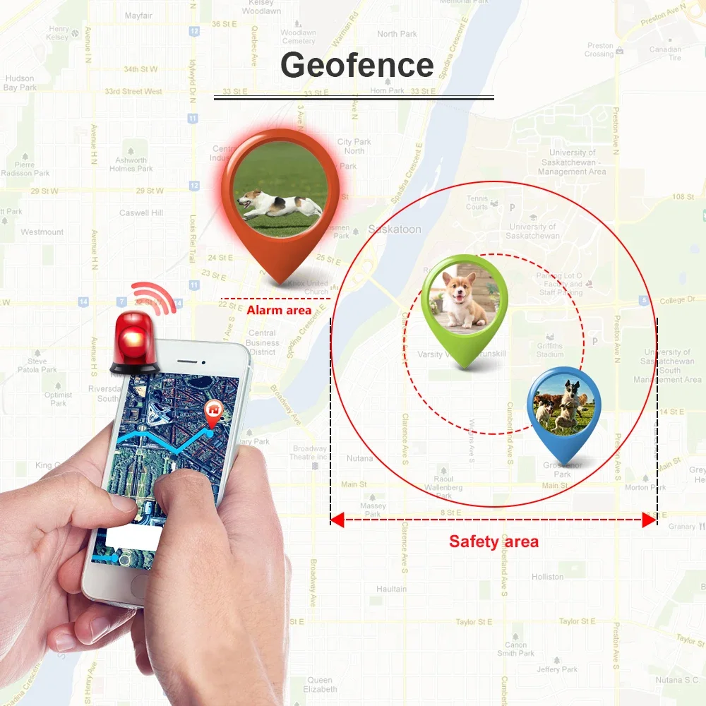 Dog GPS Tracker TK909 Waterproof IP65 Geofence Google Track GPS For Cat Collar Voice Monitor Mini GPS Locator For Dog FREE APP - Image 4