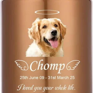 Loyal Legacy: Custom Name and Photo Pet Keepsake