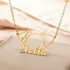 Custom Pet Name Necklace – Personalized Stainless Steel Jewelry