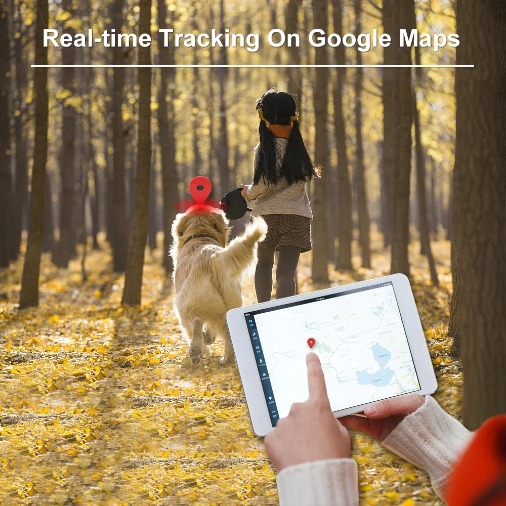 Dog GPS Tracker TK909 Waterproof IP65 Geofence Google Track GPS For Cat Collar Voice Monitor Mini GPS Locator For Dog FREE APP - Image 3