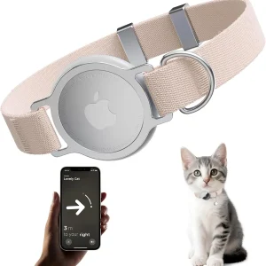 Flexible Feline: Safety-first elastic tracking collar
