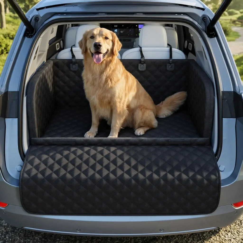 Waterproof SUV Dog Cargo Liner with Padded Protection
