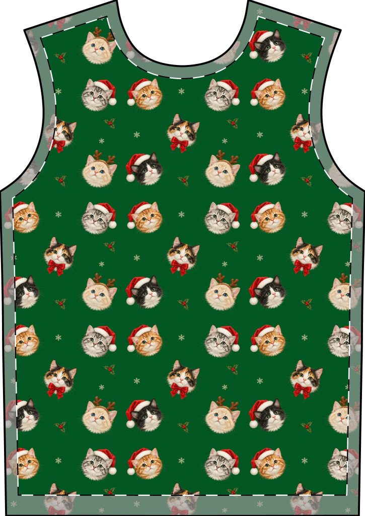Petty PJs — Loose Christmas Cats Mens Complete Pajama Set