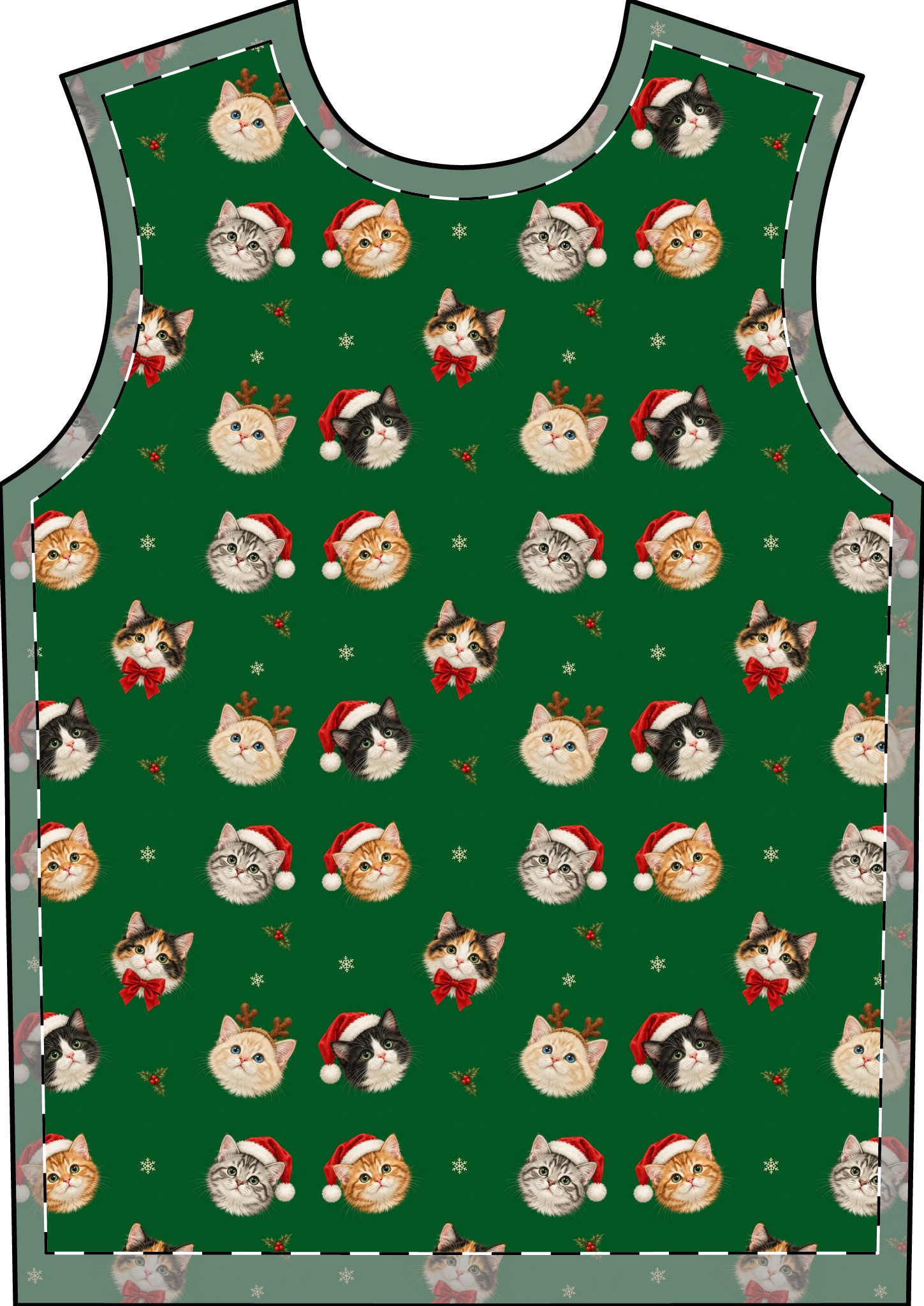 Petty PJs — Loose Christmas Cats Mens Complete Pajama Set