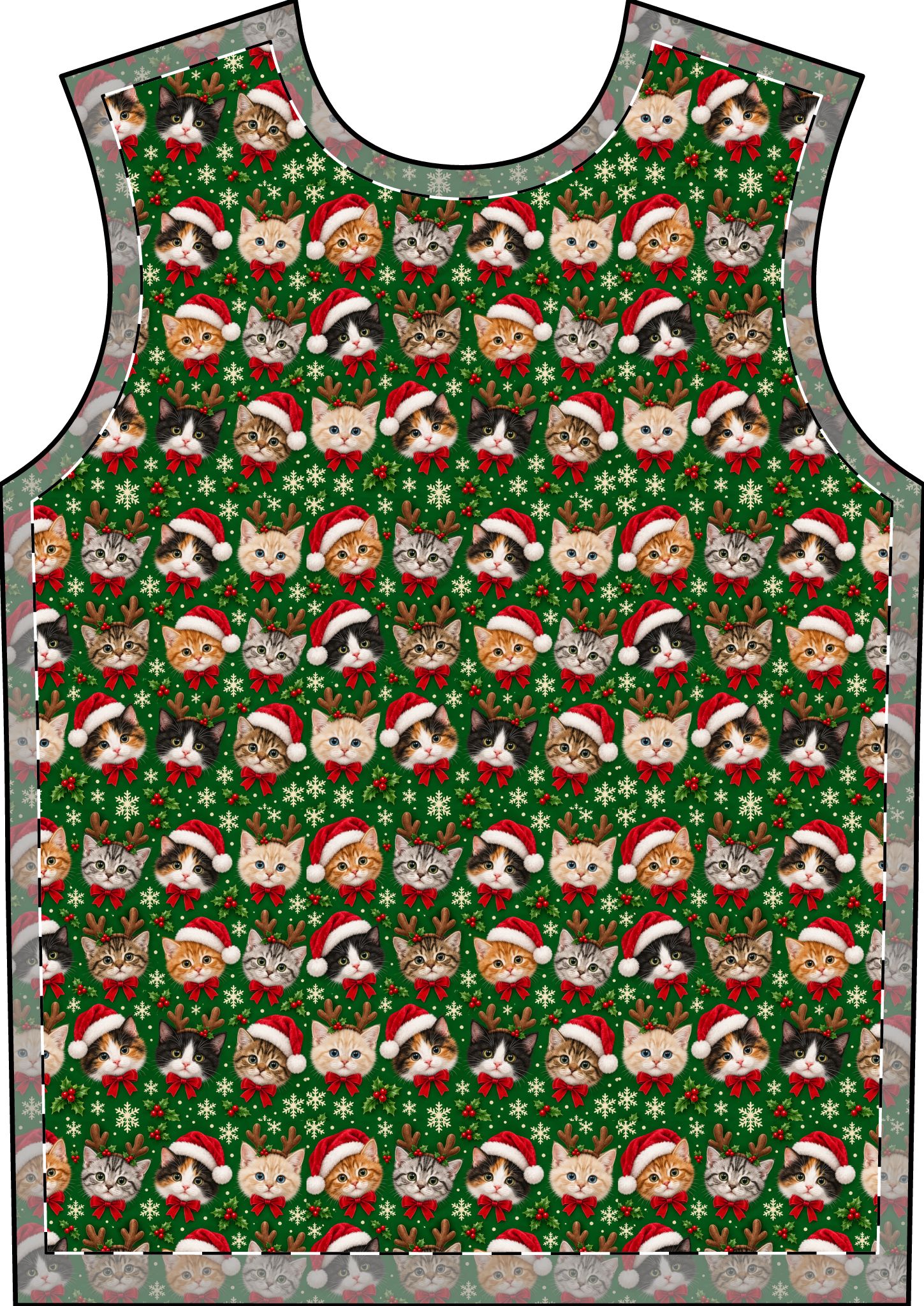 Petty PJs — Tighter Christmas Cats Men’s Complete Pajama Set