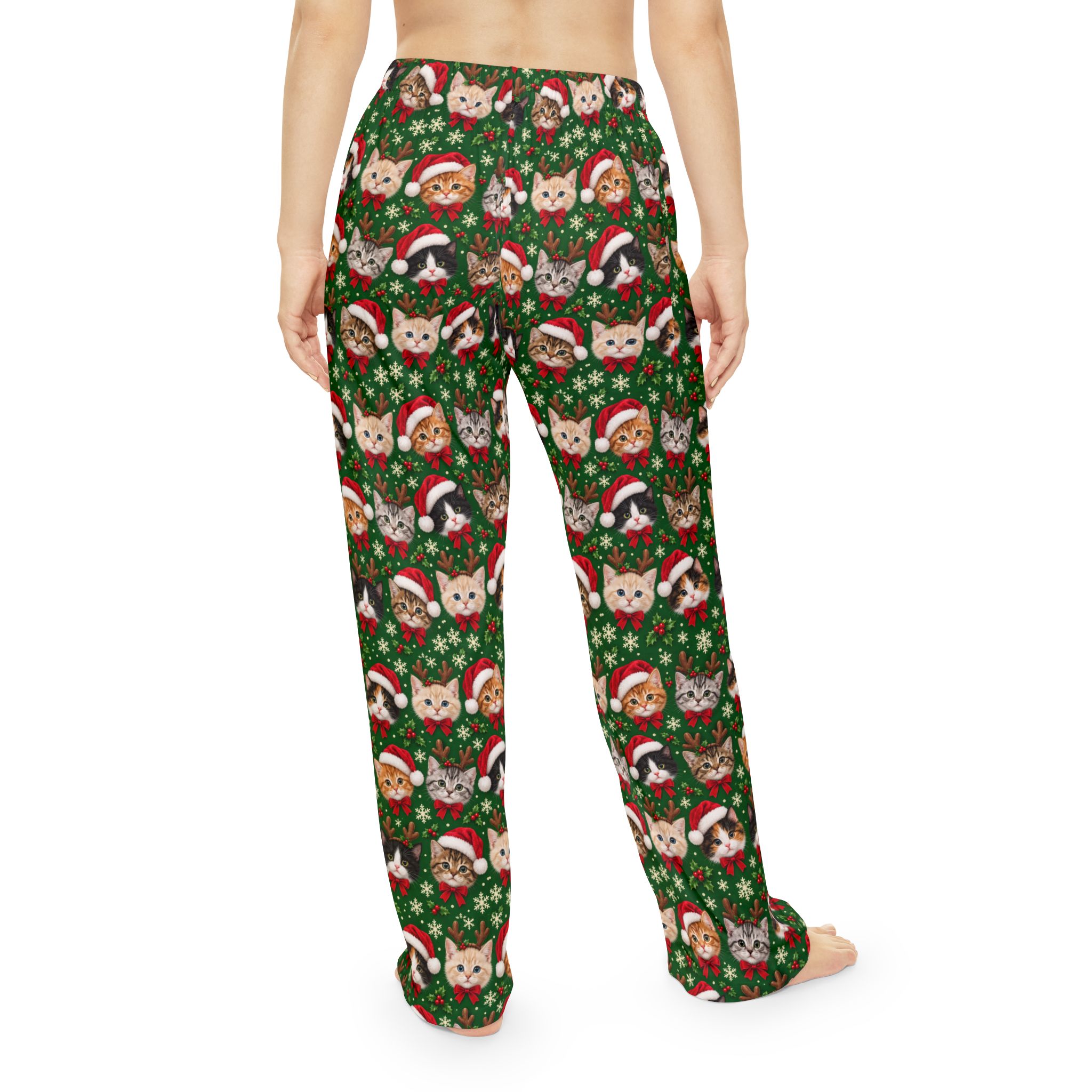 Petty PJs — Tighter Christmas Cats Women’s Pajama Pants - Image 4