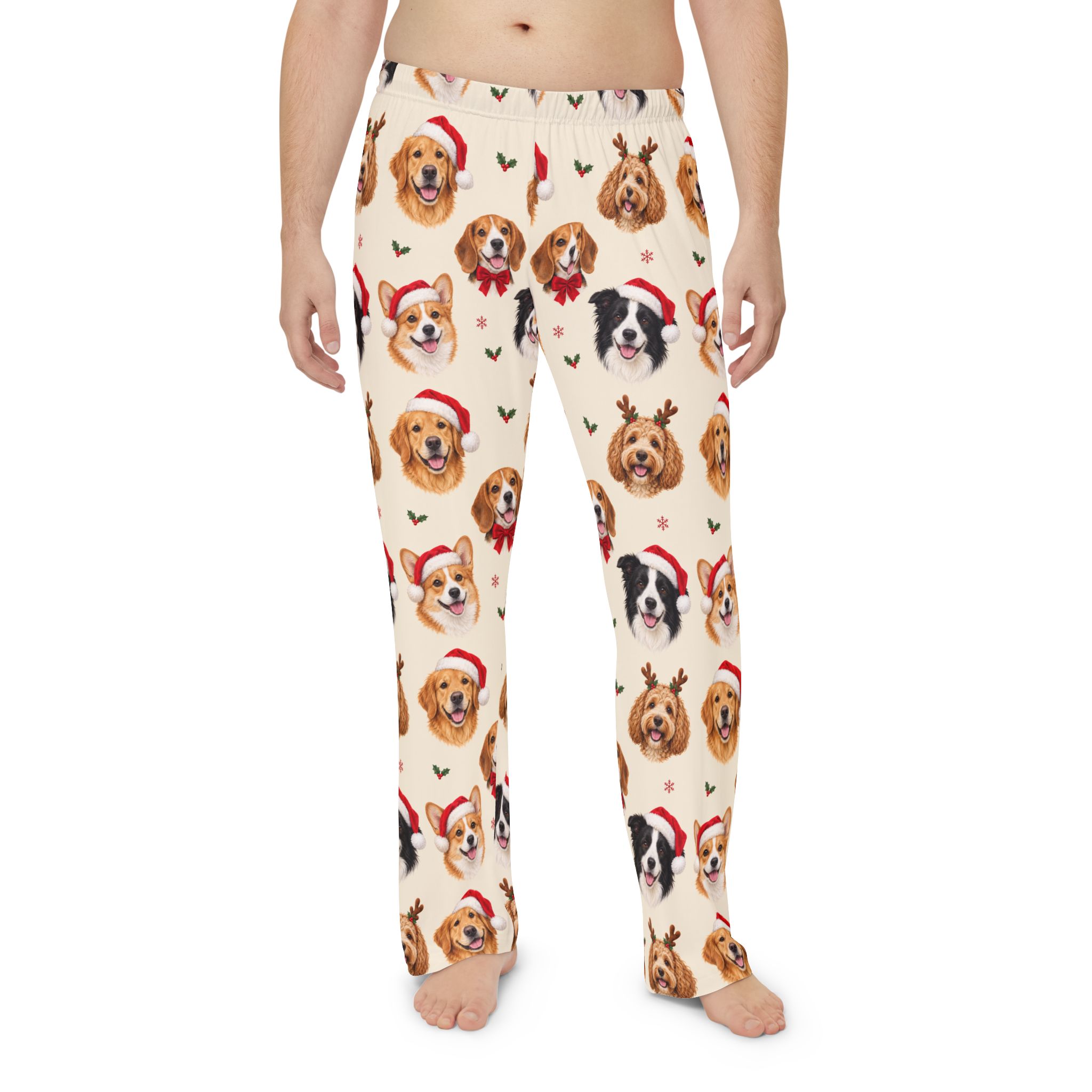 Petty PJs — Loose Christmas Dogs Men’s Pajama Pants - Image 3