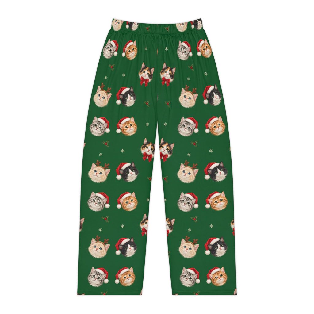 Petty PJs for Xmas — Loose Christmas Cats Women’s Pajama Pants