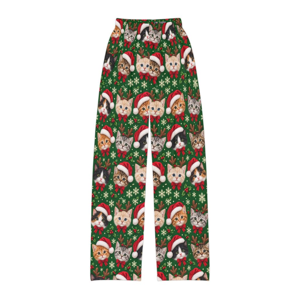 Petty PJs — Tighter Christmas Cats Kids Lounge Pants — Boys & Girls