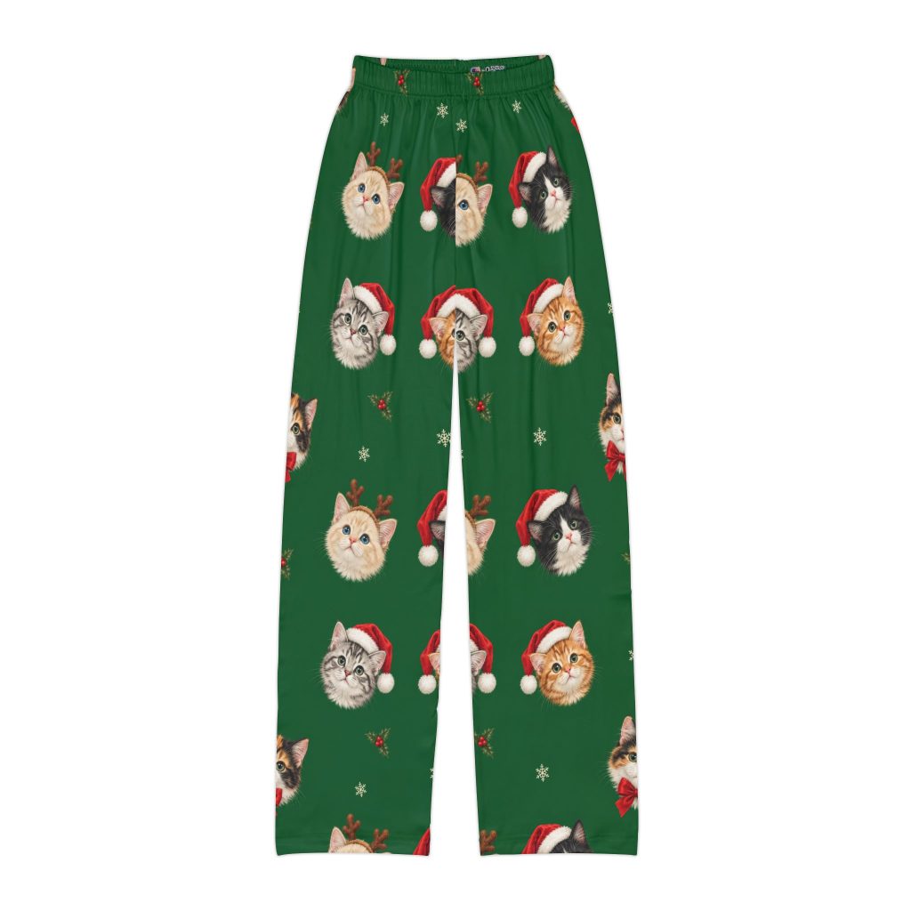 Petty PJs — Loose Christmas Cats Kids Lounge Pants — Boys & Girls