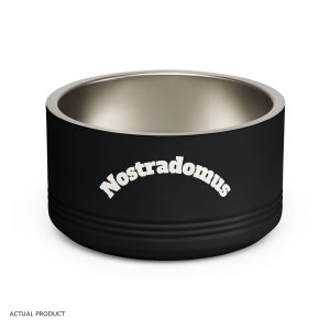 Solid Color Personalized Stainless Steel Pet Bowl (18oz)